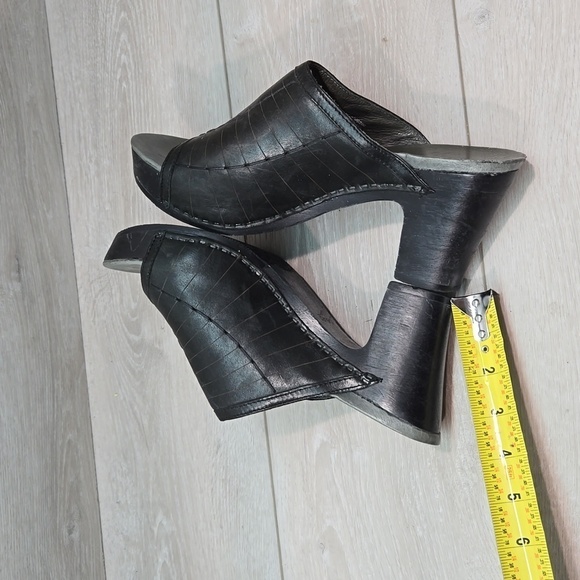 Dansko Women Leather Heels Sandals shoes sz 40/9.5-10 - Picture 7 of 12